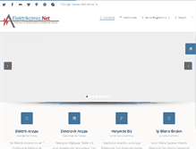 Tablet Screenshot of elektrikcimiz.net